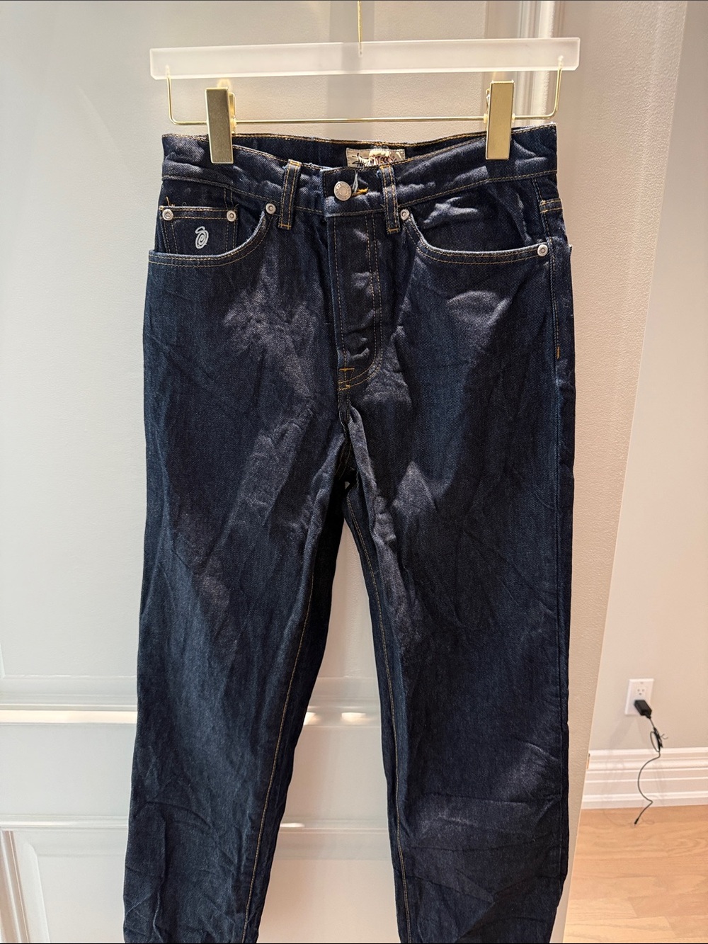 Stussy Men's Indigo Straight-Leg Jeans
